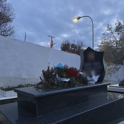 Granite grave