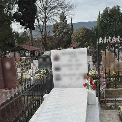 Granite grave