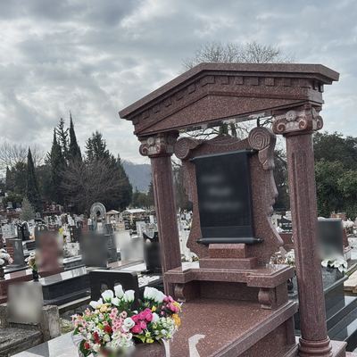 Granite grave
