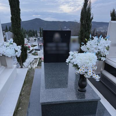 Granite grave