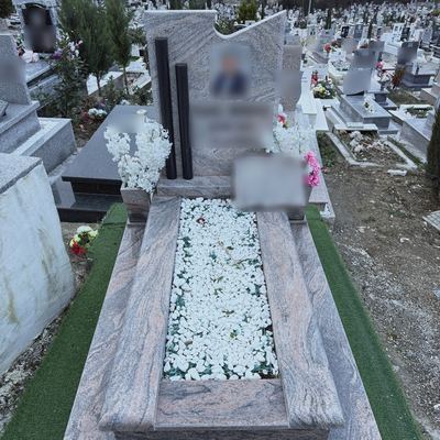 Granite grave