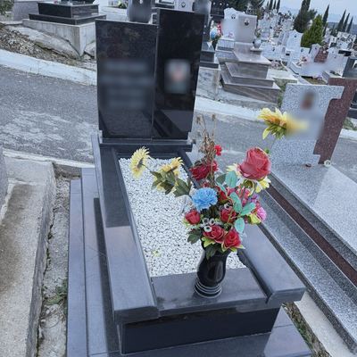 Granite grave