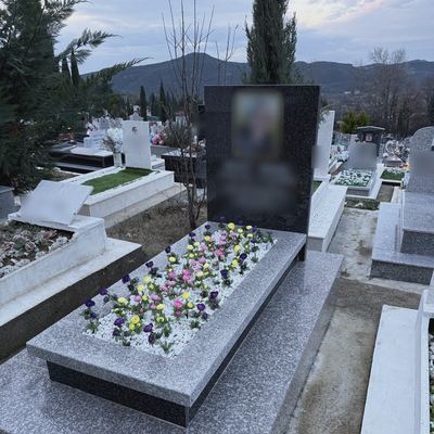 Granite grave