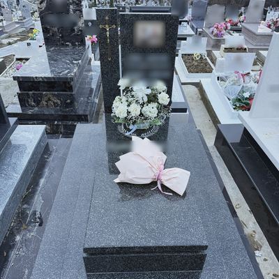 Granite grave