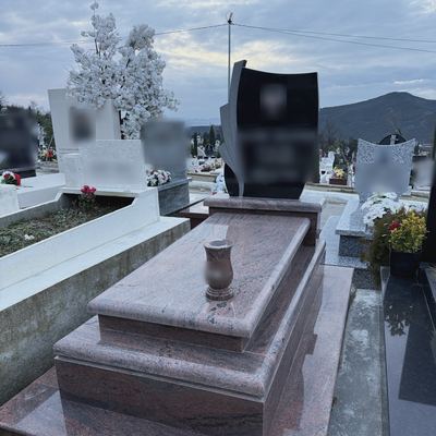 Granite grave