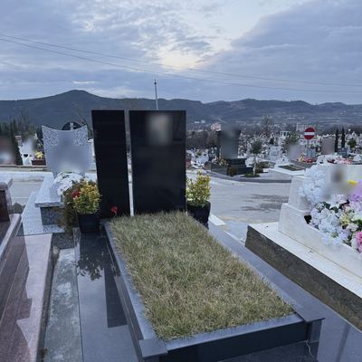 Granite grave