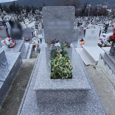 Granite grave