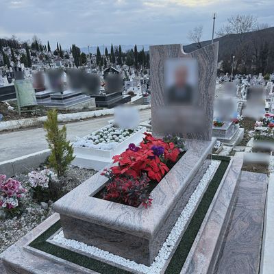 Granite grave