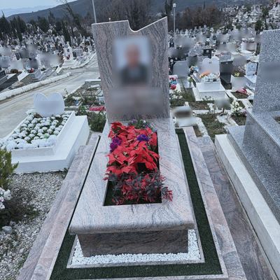 Granite grave