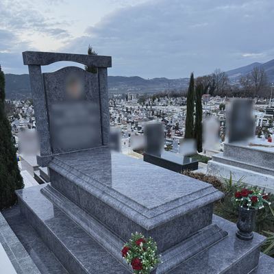 Granite grave