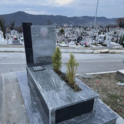 Granite grave