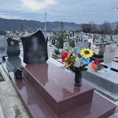 Granite grave