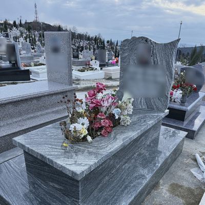 Granite grave
