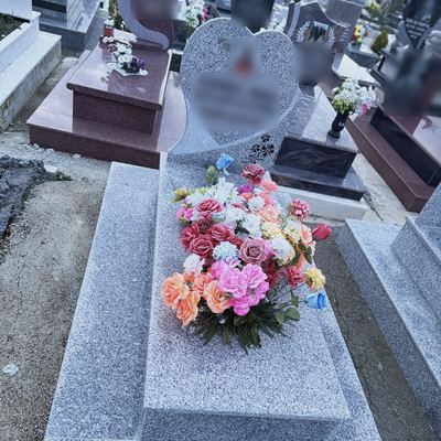 Granite grave