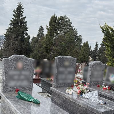 Granite grave