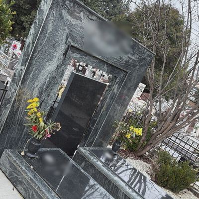 Granite grave